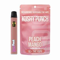 Photograph of product: Kushy Punch - Peach Mango - Disposable Vape