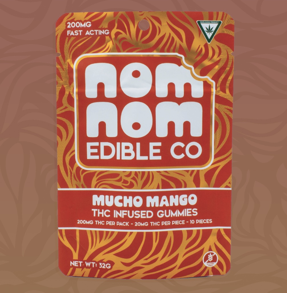 Photograph of Product: AU Nom Nom: Mucho Mango 200mg Gummie