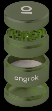 Photograph of product: 4 Piece EZ Open Grinder - Green