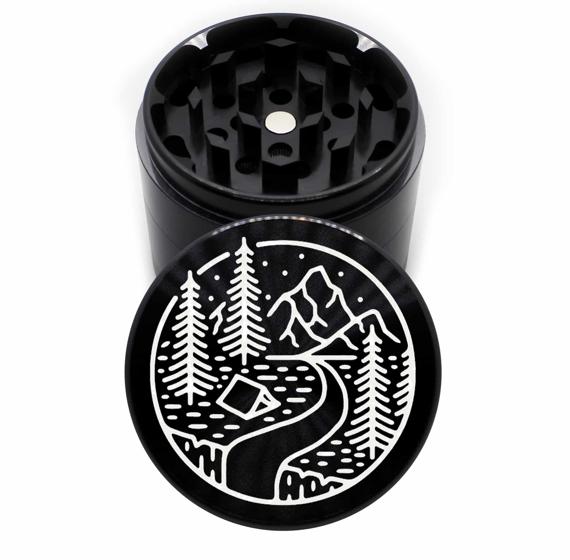 Photograph of product: 4-Piece 'Tent' Grinder, 63mm
