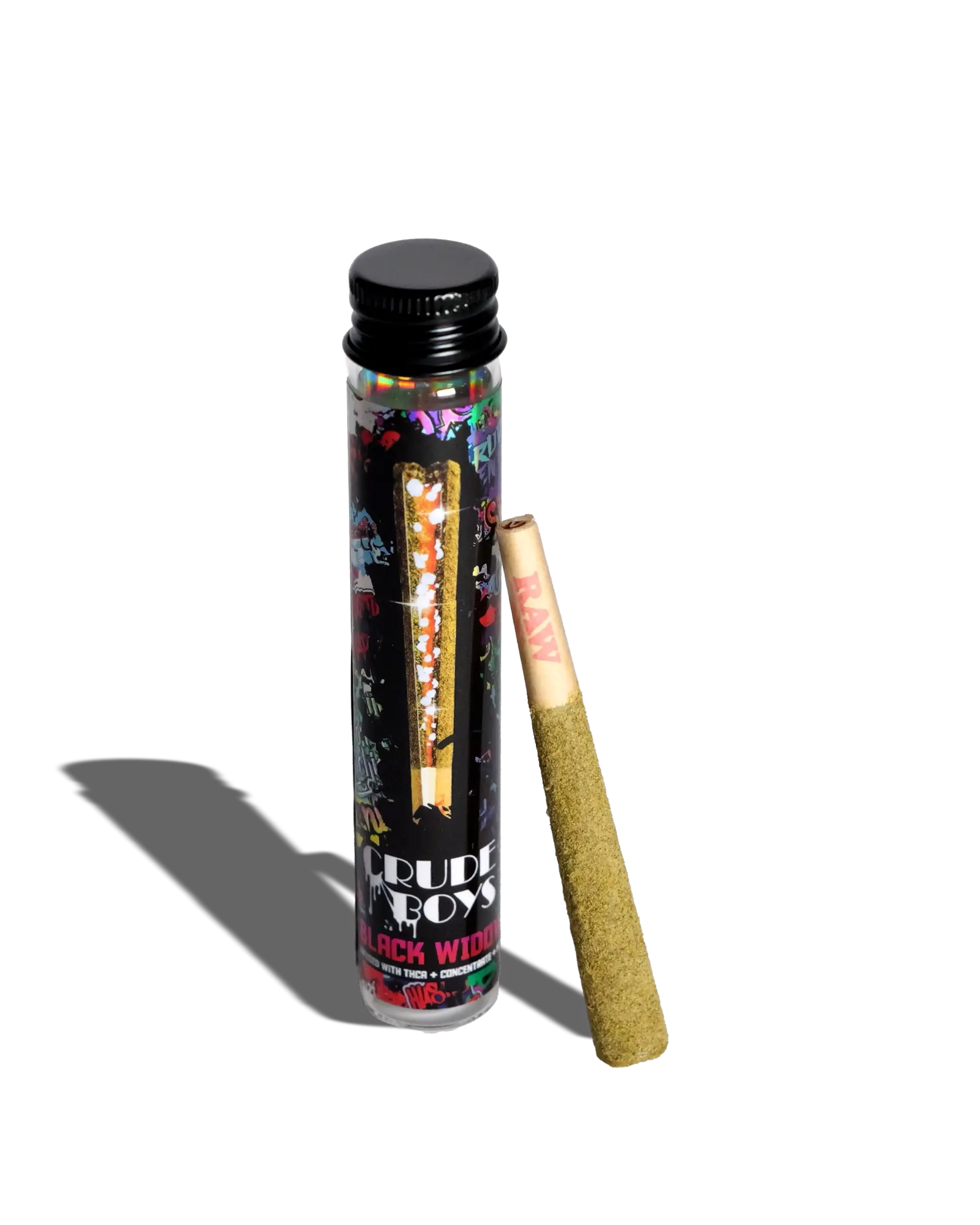Photograph of product: Crude Boys - Berrylicious Black Widow 1.3g Infused PR