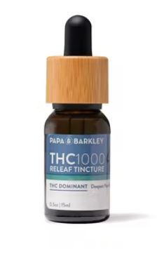 Photograph of product: [Papa & Barkley] TH-oui Tincture - 1000mg - 15mL - 