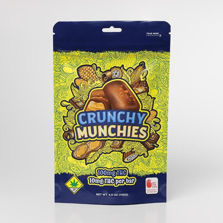 Photograph of product: Crunchy Munchies Bites 10-pack | 100mg