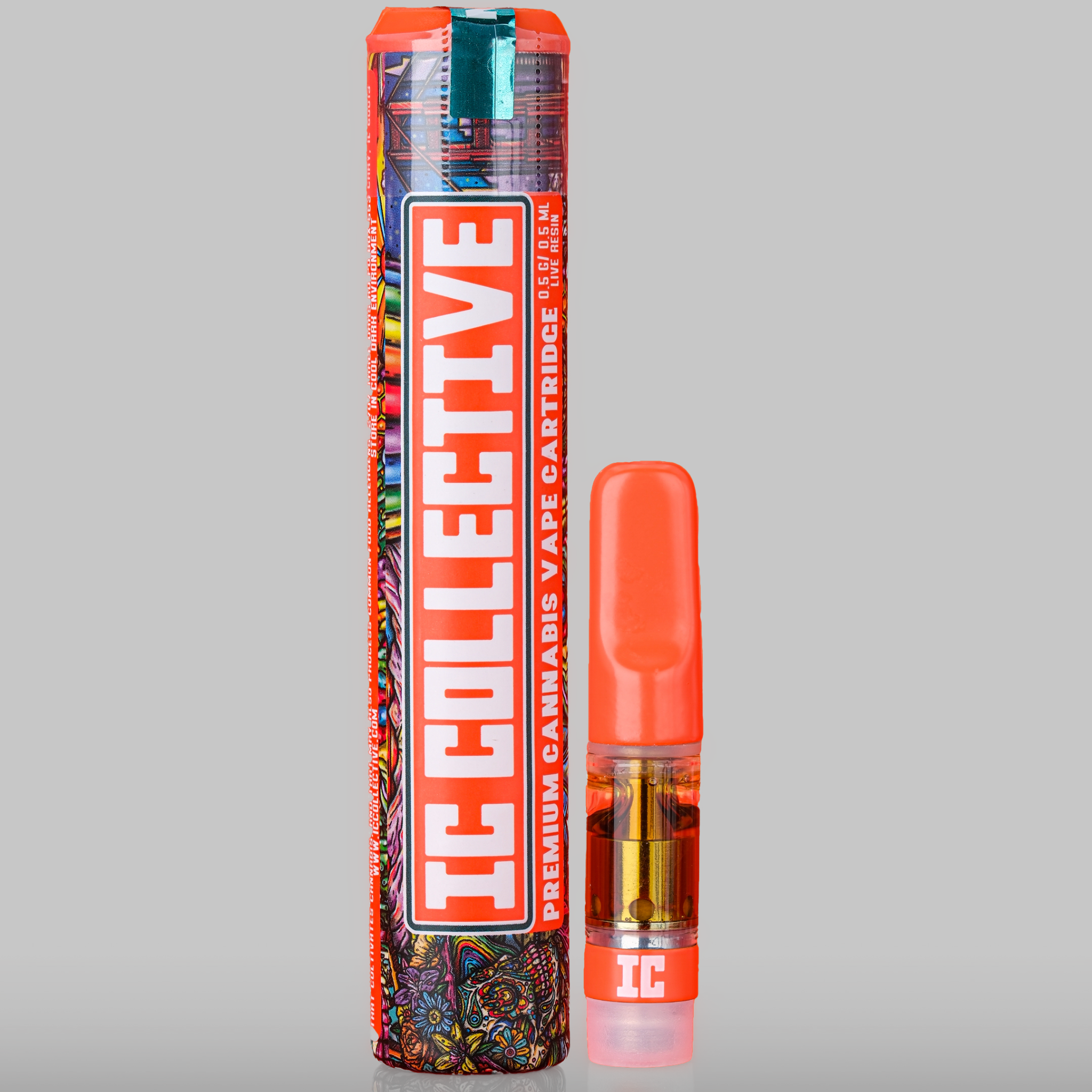 Photograph of product: Live Resin Cartridge | IC Collective | Runaway Diesel [7.97% Terps]