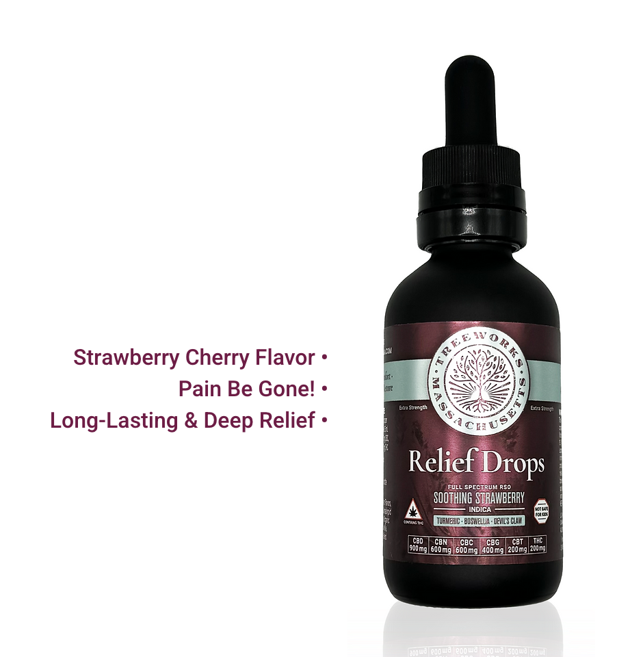 Photograph of product: Treeworks | Relief Drops | 200mg TH-oui