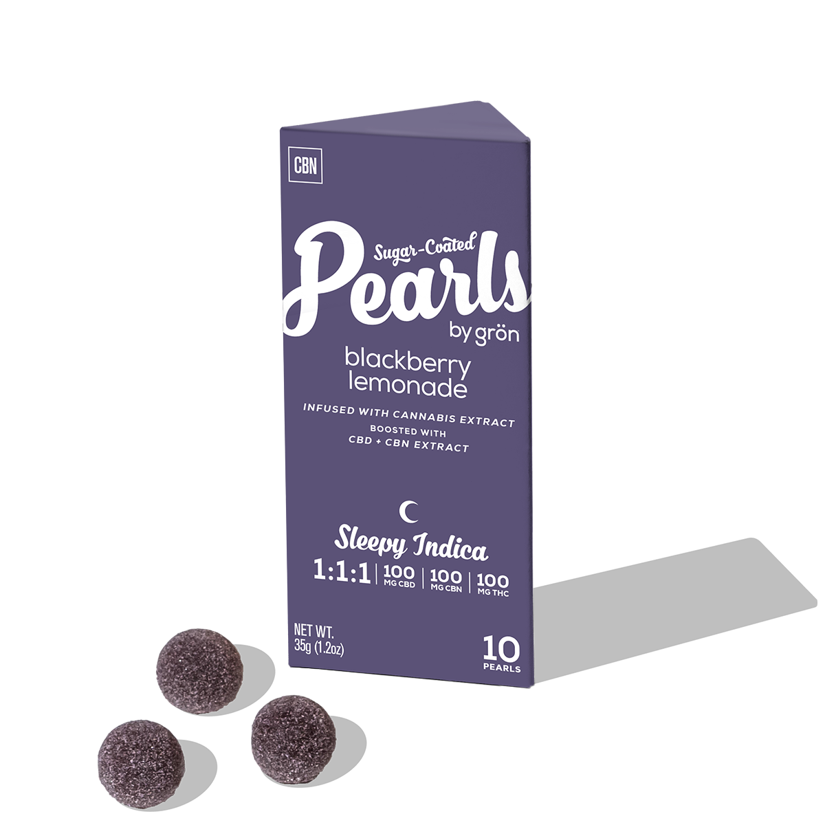 Photograph of product: Blackberry Lemonade | 1:1:1 CBD:CBN:TH-oui | 100mg
