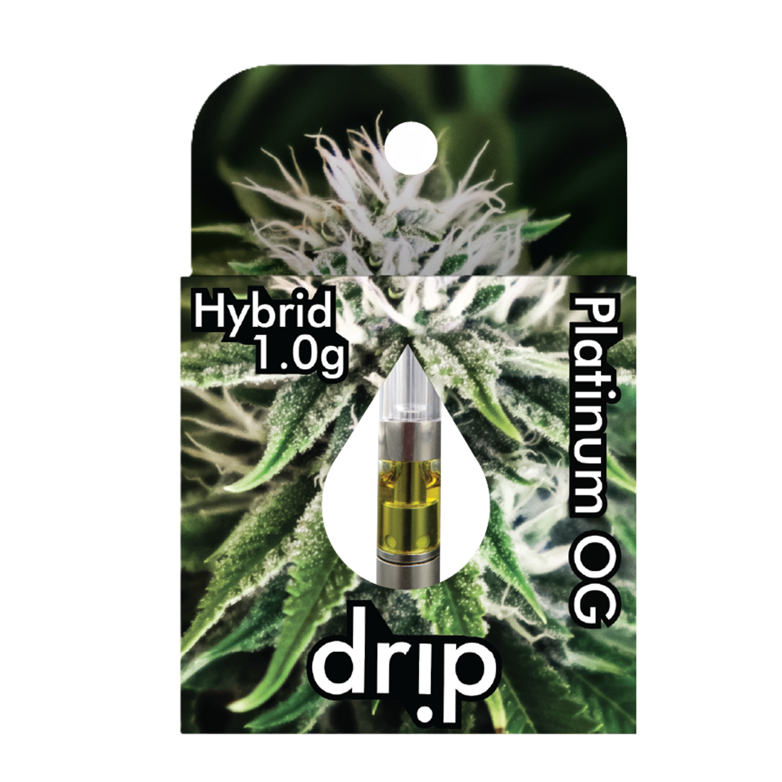 Photograph of product: DRIP | PLATINUM OG | HYBRID | 510 CARTRIDGE | 1G | REC