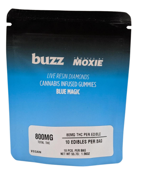 Photograph of product: Blue Magic Live Resin Diamond | 90mg - 10 Count