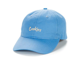 Photograph of product: Cookies - Original Mint Cotton Canvas - Dad Hat - Sky Blue/Cream
