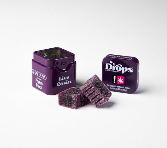 Photograph of product: Blackberry Soothing Relaxation 2:1 CBD 2-Pk Gummies - 