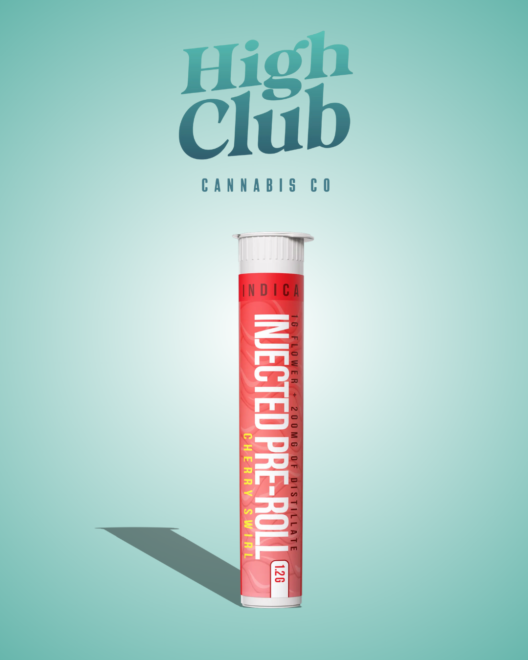 Photograph of product: Distro10 |  Cherry Swirl Injected PreRoll