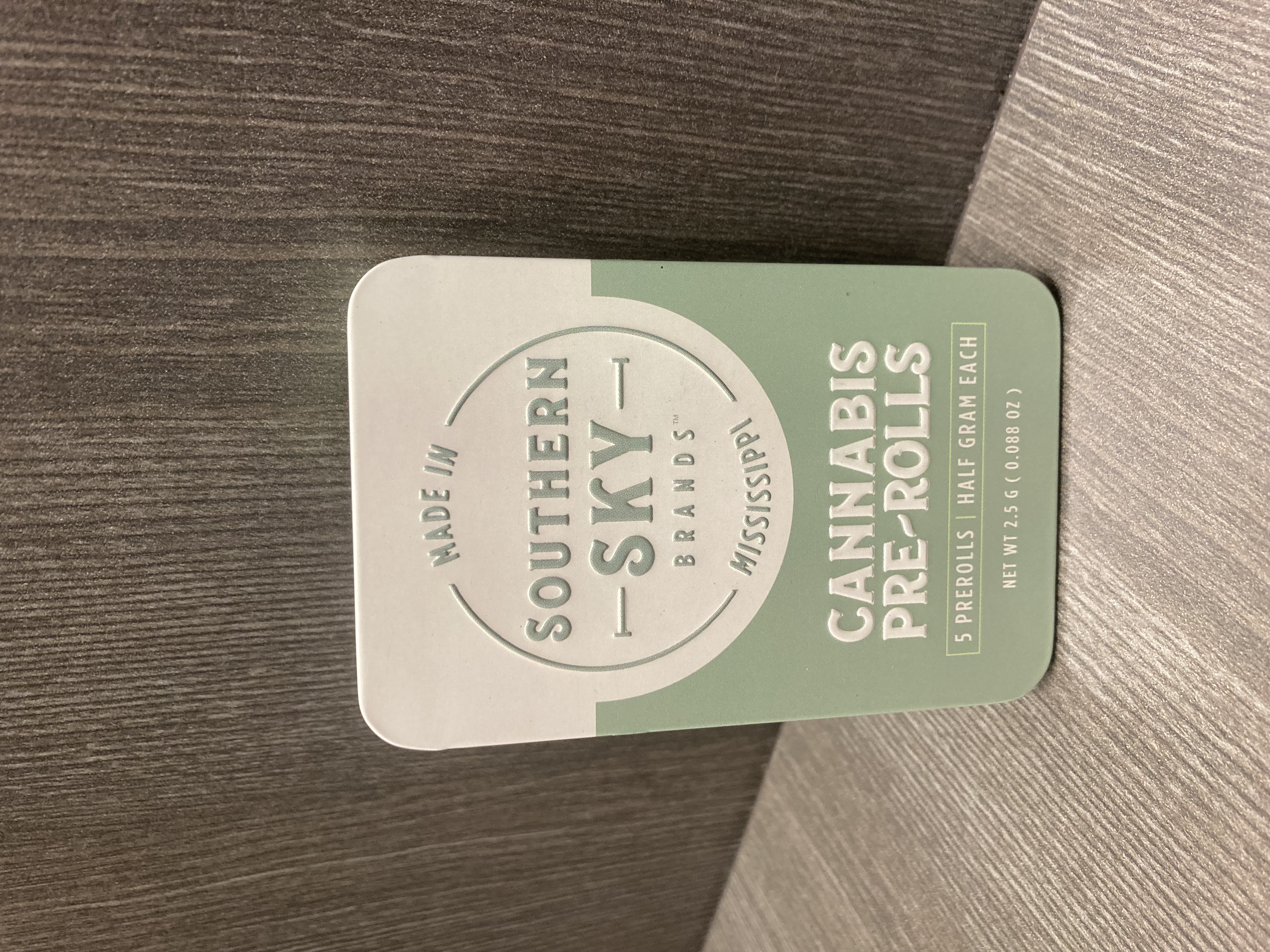 Photograph of product: Southern Sky | 5x.5g | Chronic Boom | Pre-Roll Pack