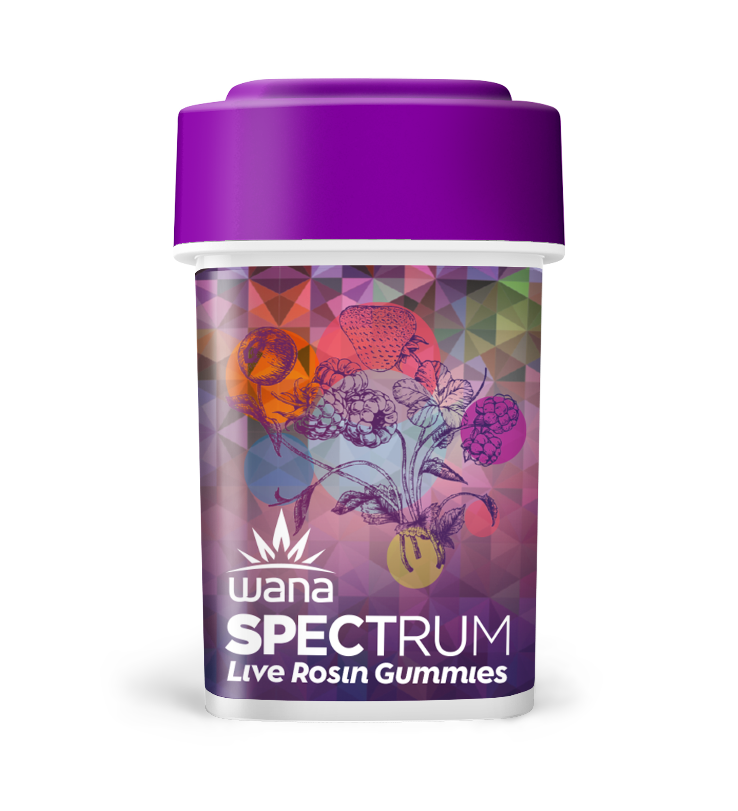 Photograph of product: Wana: Live Rosin Gummies | Berry Gelato | 100mg | 10pk