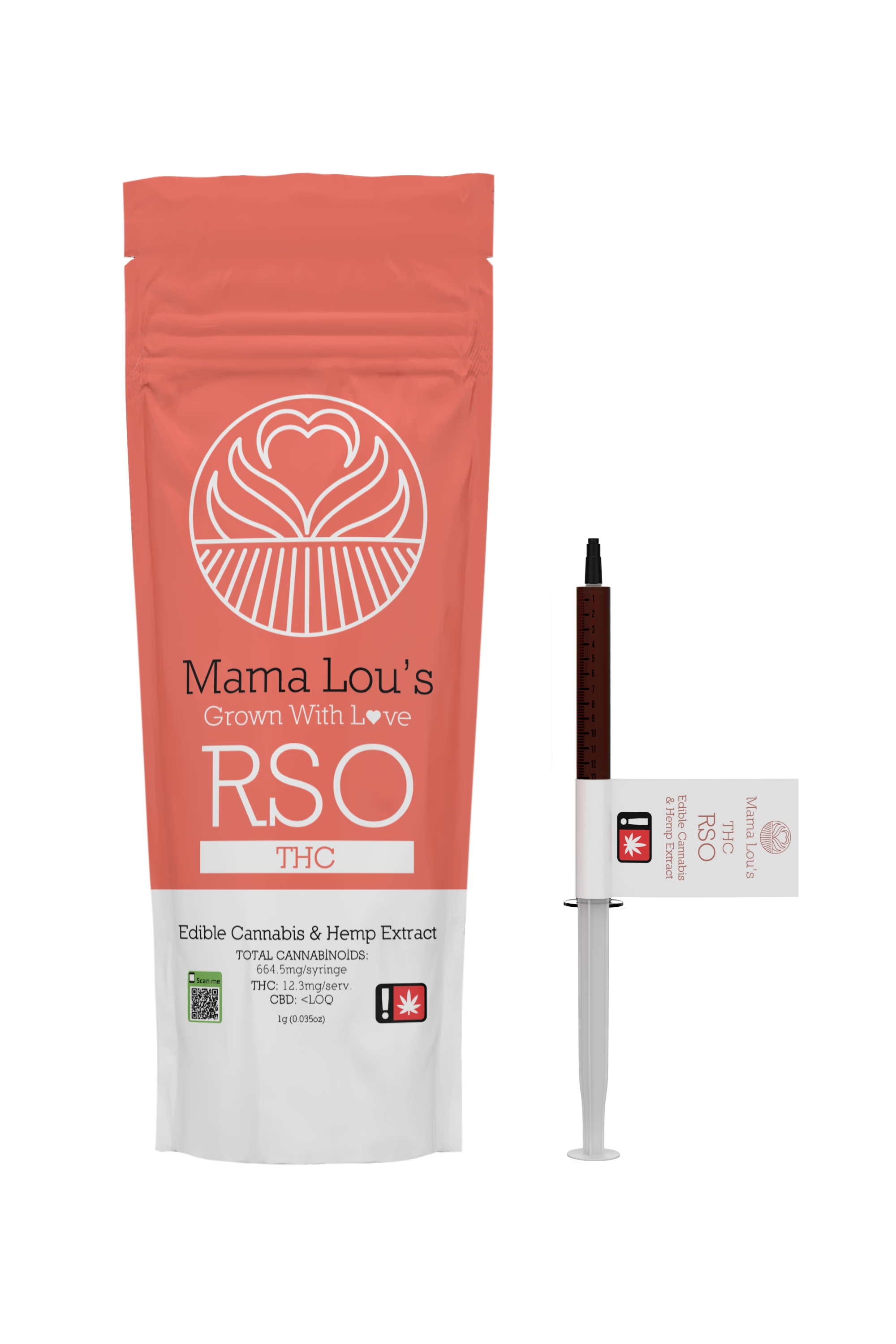 Photograph of product: Mama Lou's 1g TH-oui RSO
