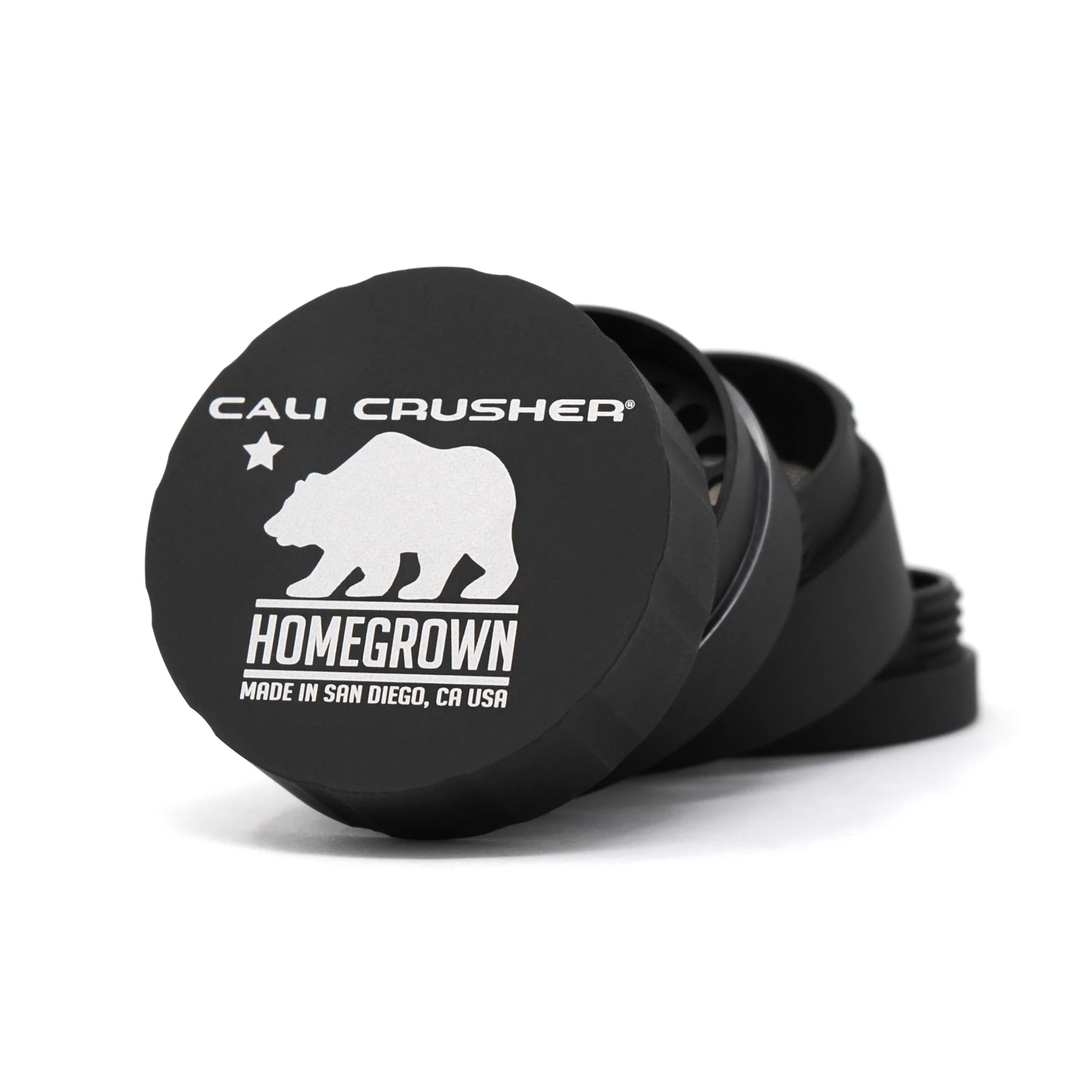 Photograph of product: Cali Crusher | Homegrown Quick Lock Grinder - Black