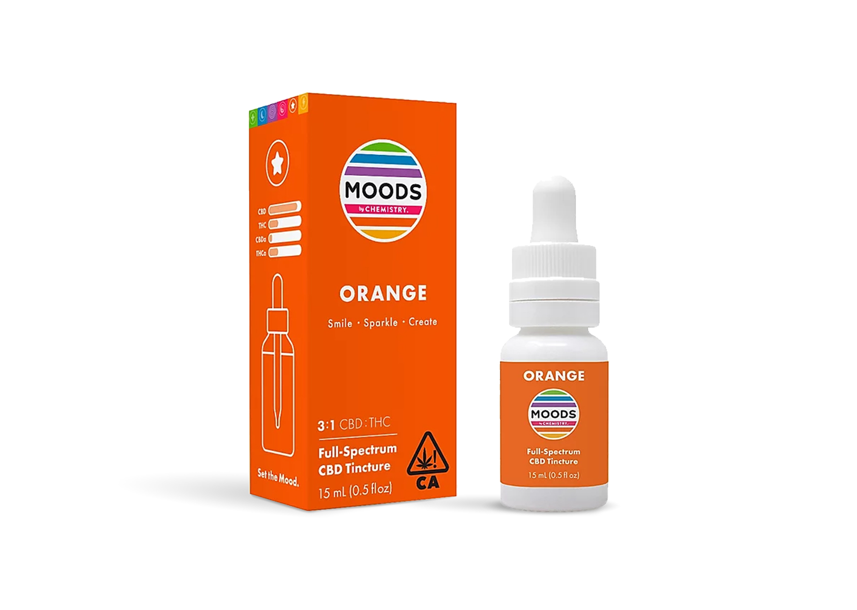 Photograph of product: Moods Orange 3:1 CBD Tincture