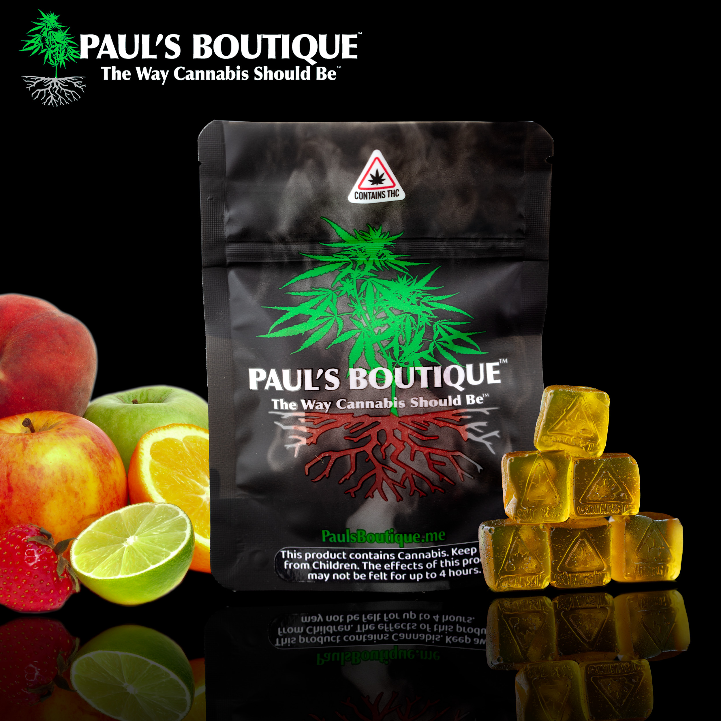 Photograph of product: Paul's Boutique - Watermelon Oui'd Gummies 200MG