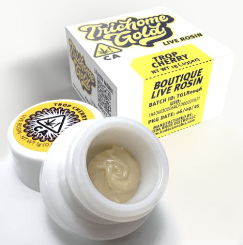 Photograph of product: Trop Cherry Live Rosin 1g - Sales Floor