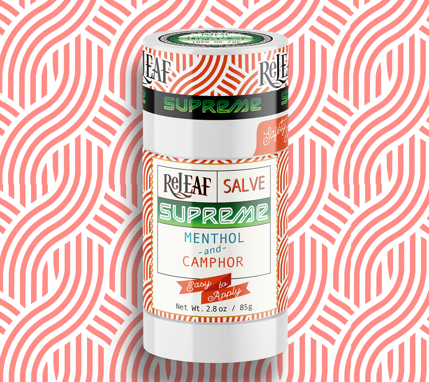 Photograph of Product: BAKED RELEAF - SUPREME SALVE - MENTHOL & CAMPHOR - 1000:1000