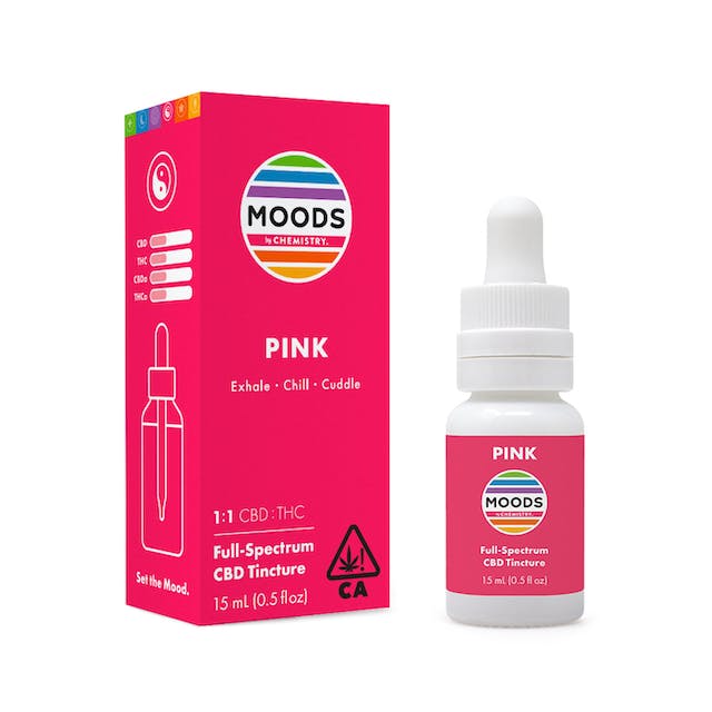 Photograph of Product: Pink Moods 1:1 THC/CBD - 