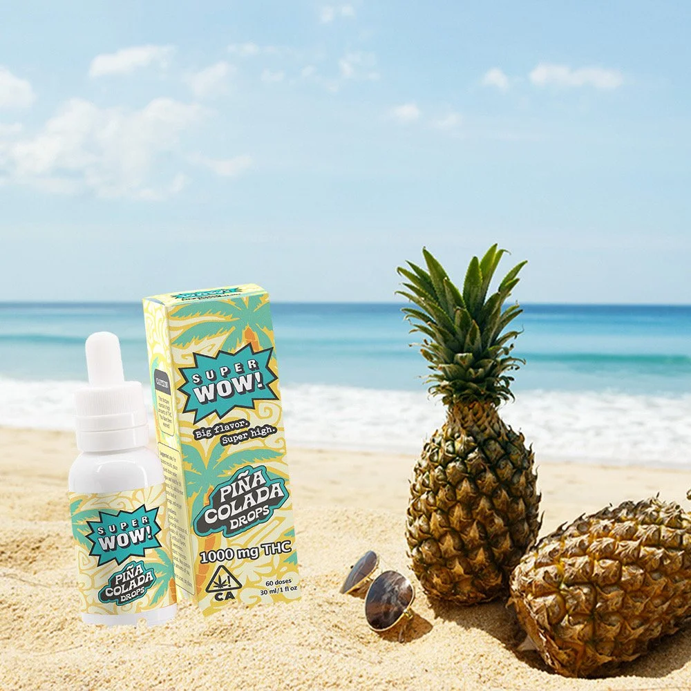 Photograph of product: Super Wow Pina Colada Drops 30ml   1000 Mg