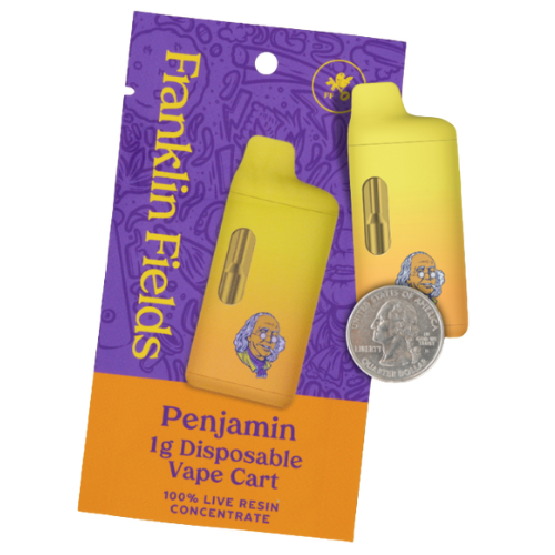 Photograph of product: Franklin Fields Bubba Cake Oui'd Live Resin Disposable Vape Pen 1g