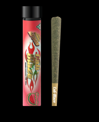 Photograph of product: Strawberry Oui'd Diamond Infused Pre Roll Cali Blaze