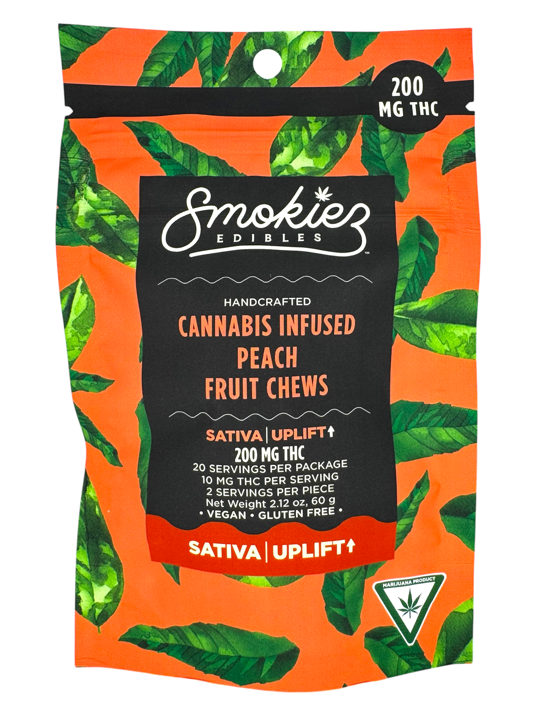 Photograph of product: 200mg Sweet Peach Oui'd Gummies