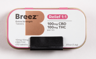 Photograph of product: Relief | Tablets | 1:1 CBD:TH-oui