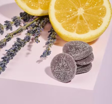 Photograph of product: Berkshire Roots | Lemon Lavender | 1:1:1 TH-oui:CBD:CBN Fast Onset Gummies 20 Pack