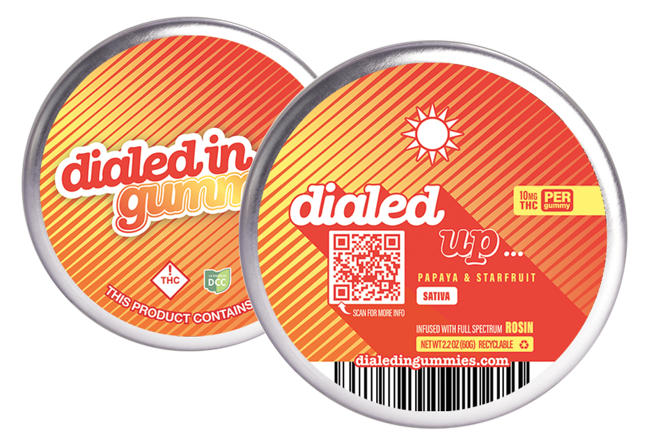 Photograph of product: Dialed In Rosin Gummies (S) 100mg