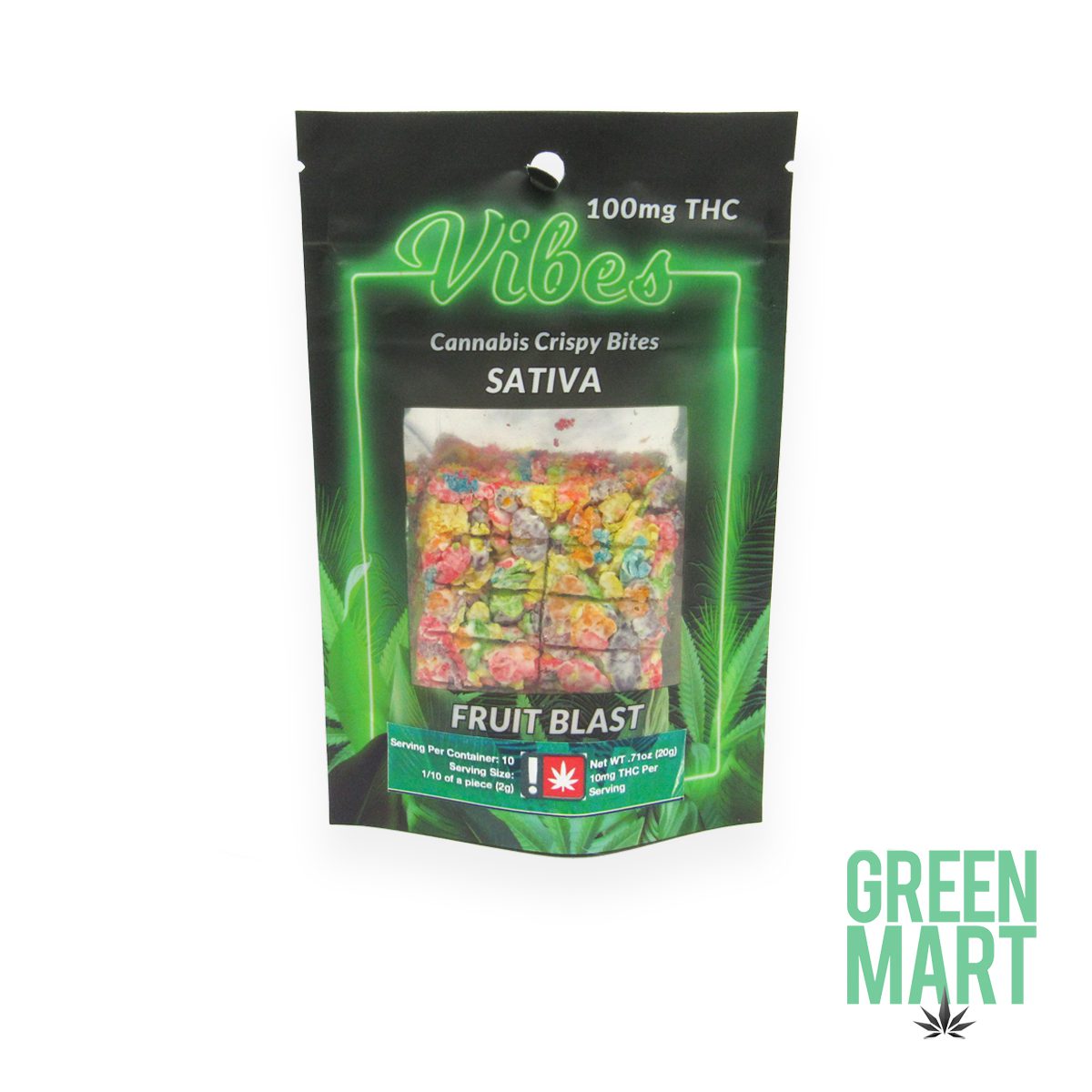Photograph of product: Vibes | Fruit Blast Crispy Bite Oui'd