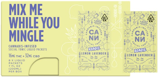 Photograph of product: Lemon Lavender [H] - 16MG 2:1 CBD Roadies 8PK