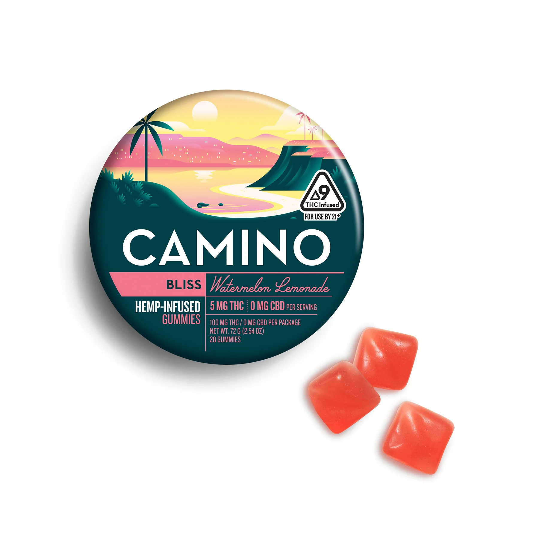 Photograph of Product: Watermelon Lemonade Gummies 20pk