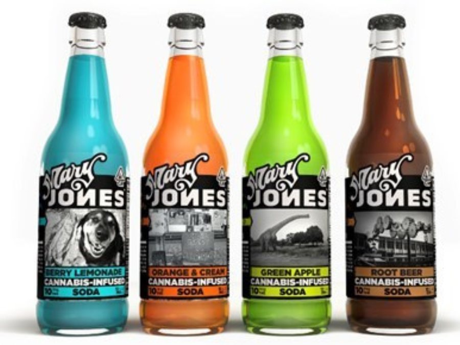 Photograph of product: Mary Jones Orange and Cream Soda 12oz 10mg