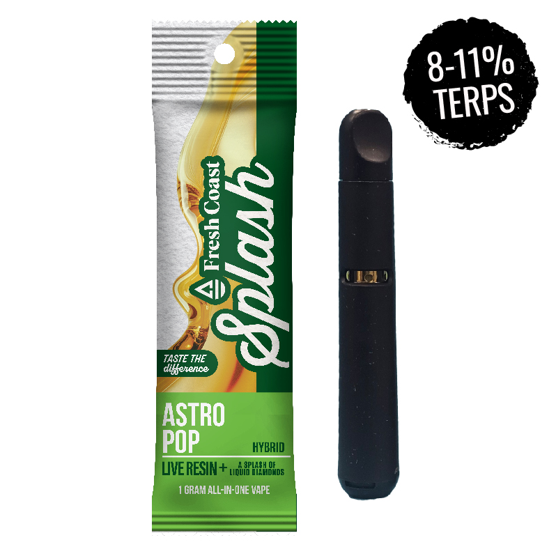 Photograph of product: Astro Pop Live Resin Disposable | Splash