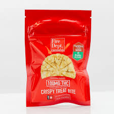 Photograph of product: Fire Dept 100mg Original Oui'd Crispy Treat