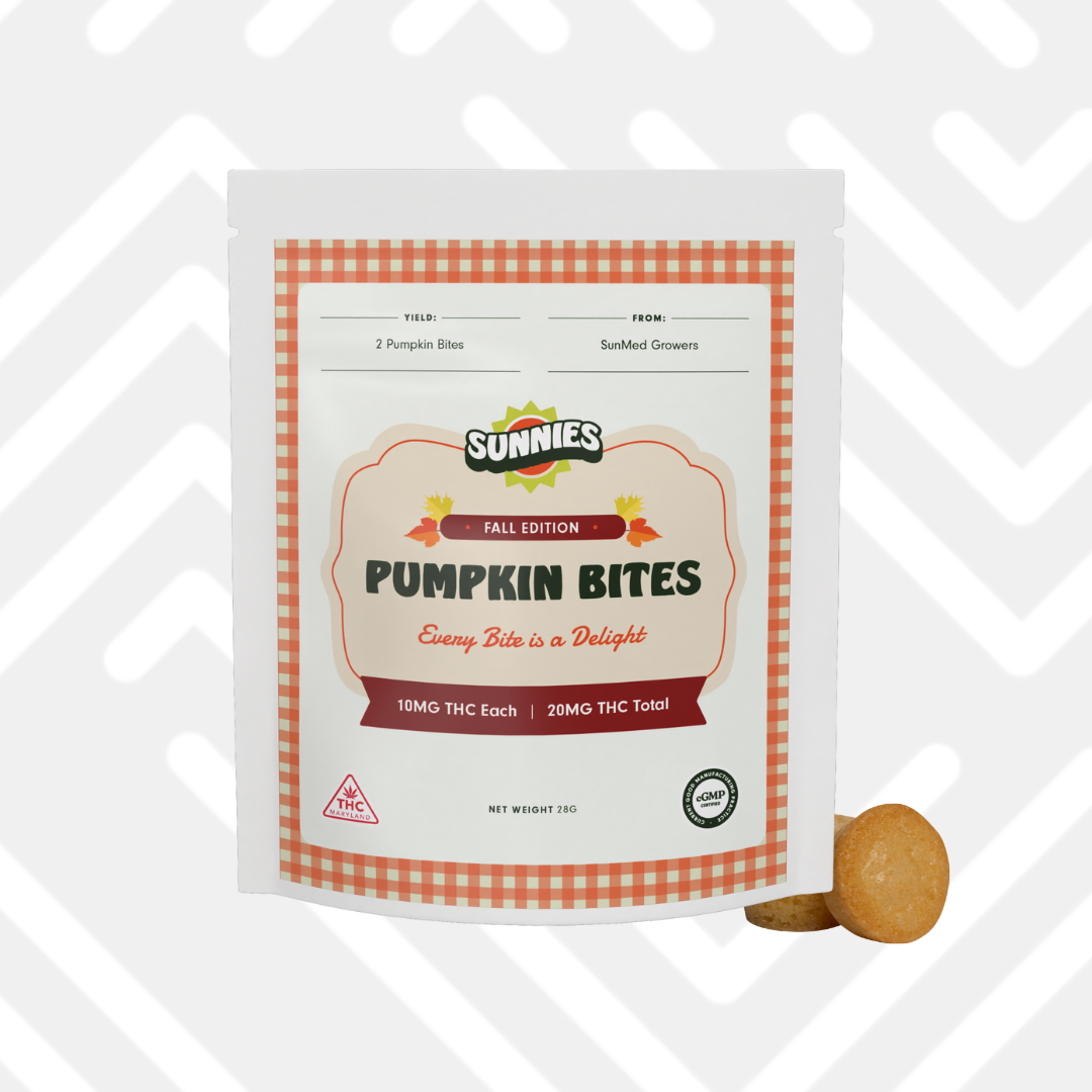 Photograph of product: Pumpkin Bites 2pk - 20mg