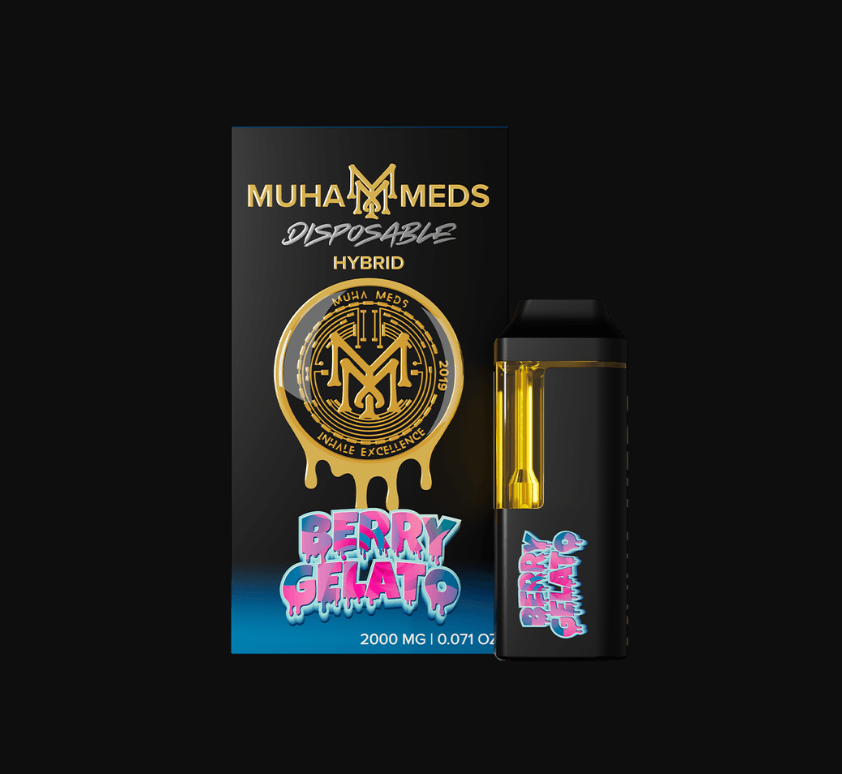 Photograph of Product: Muha Meds Disposable | Berry Gelato