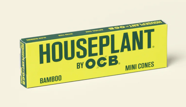 Photograph of product: OCB | HOUSEPLANT Bamboo 1 1/4 Cones 6pk