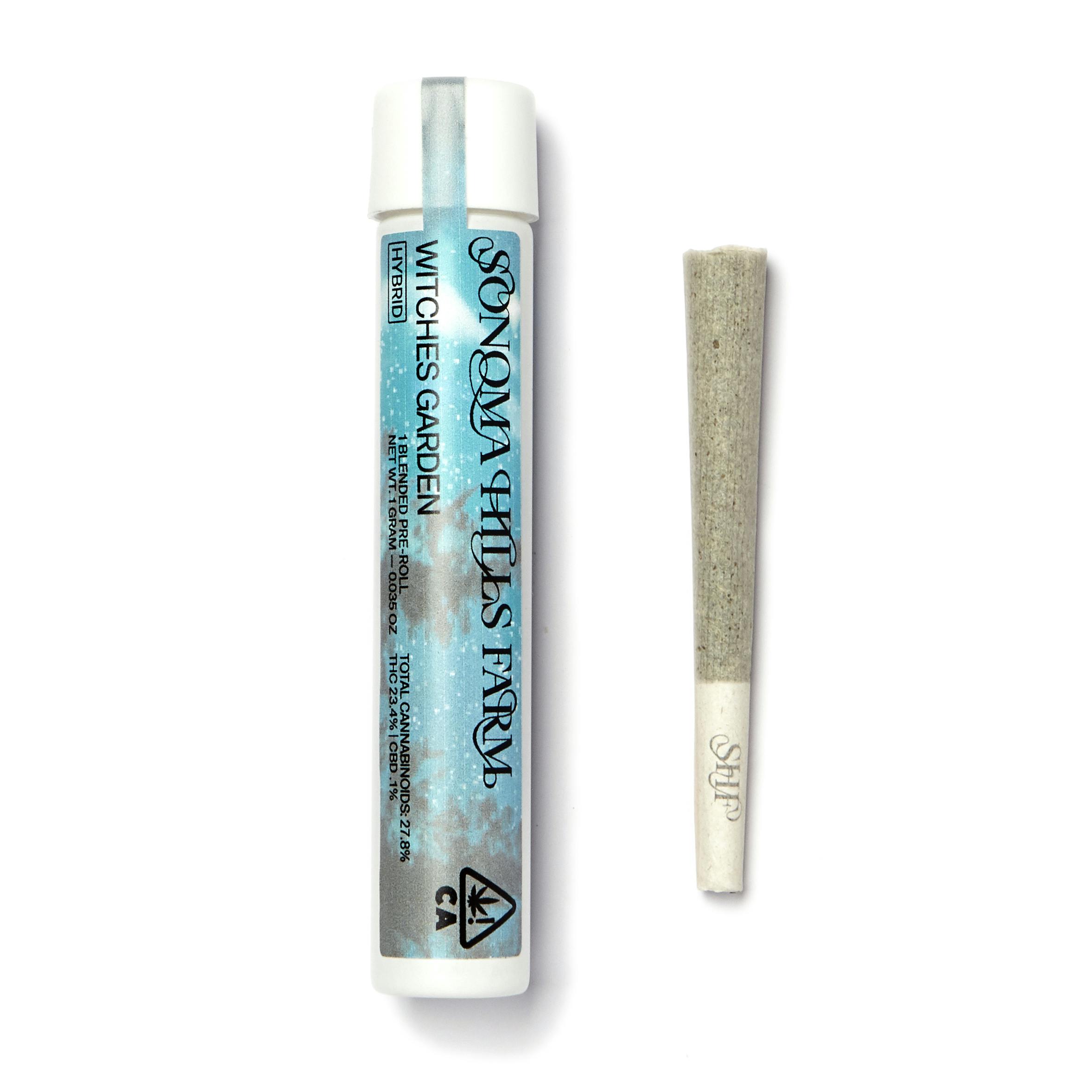 Photograph of product: Sonoma Hills Farm | Sun-Grown Preroll (1g) Witches Garden (H)