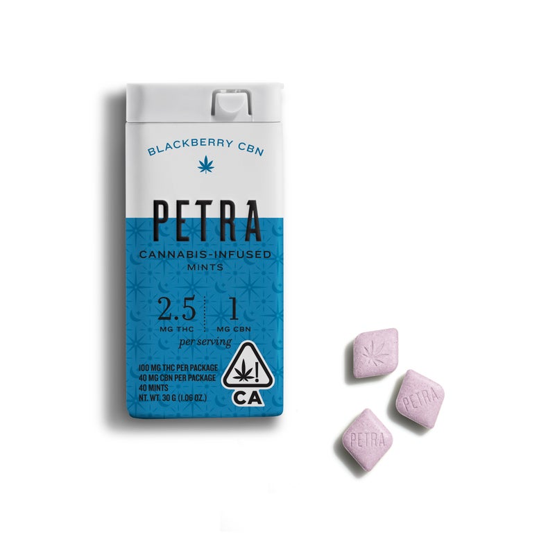 Photograph of product: 2:1 PETRA BLACKBERRY MINTS CBN
