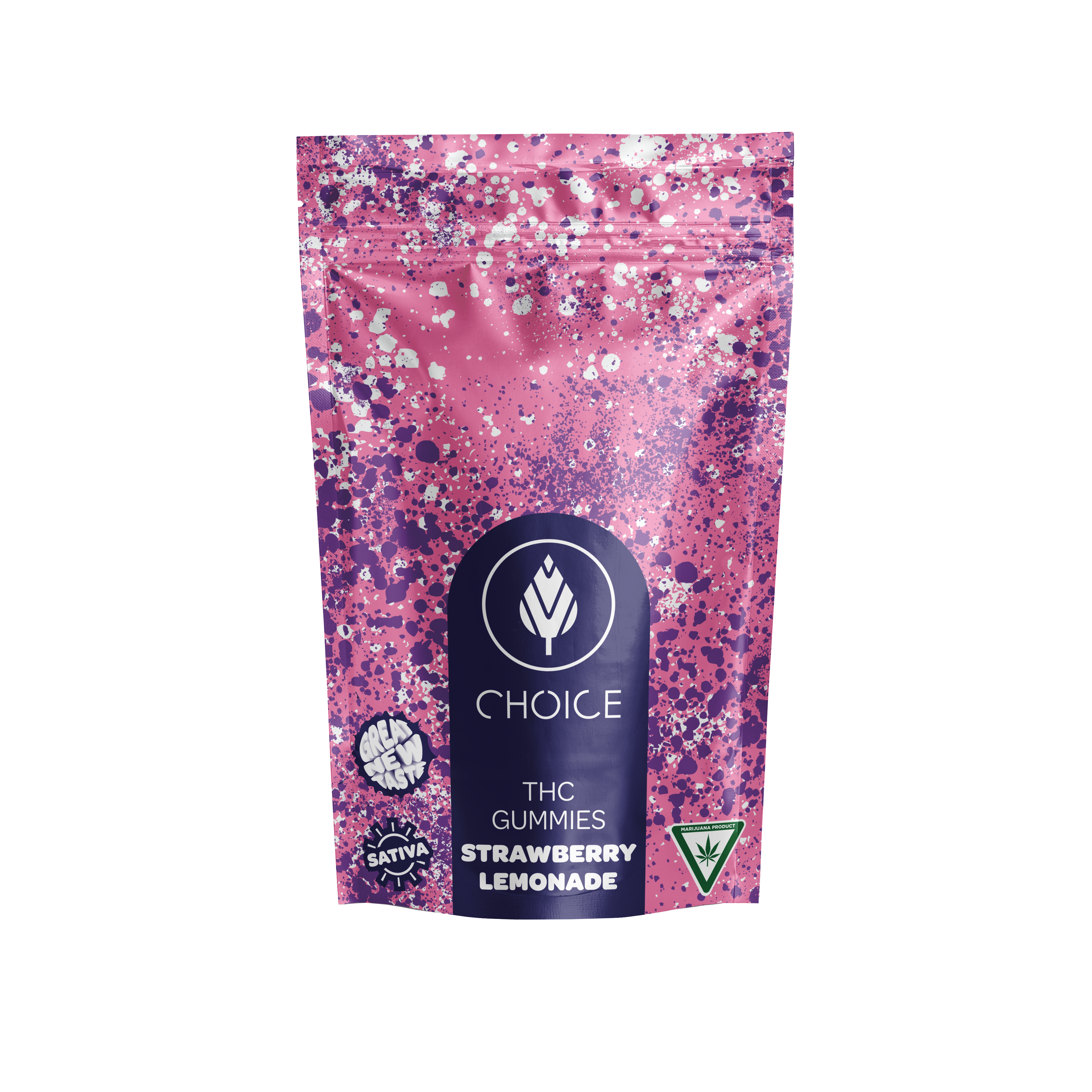 Photograph of product: Choice | Strawberry Lemonade | 100mg Gummies