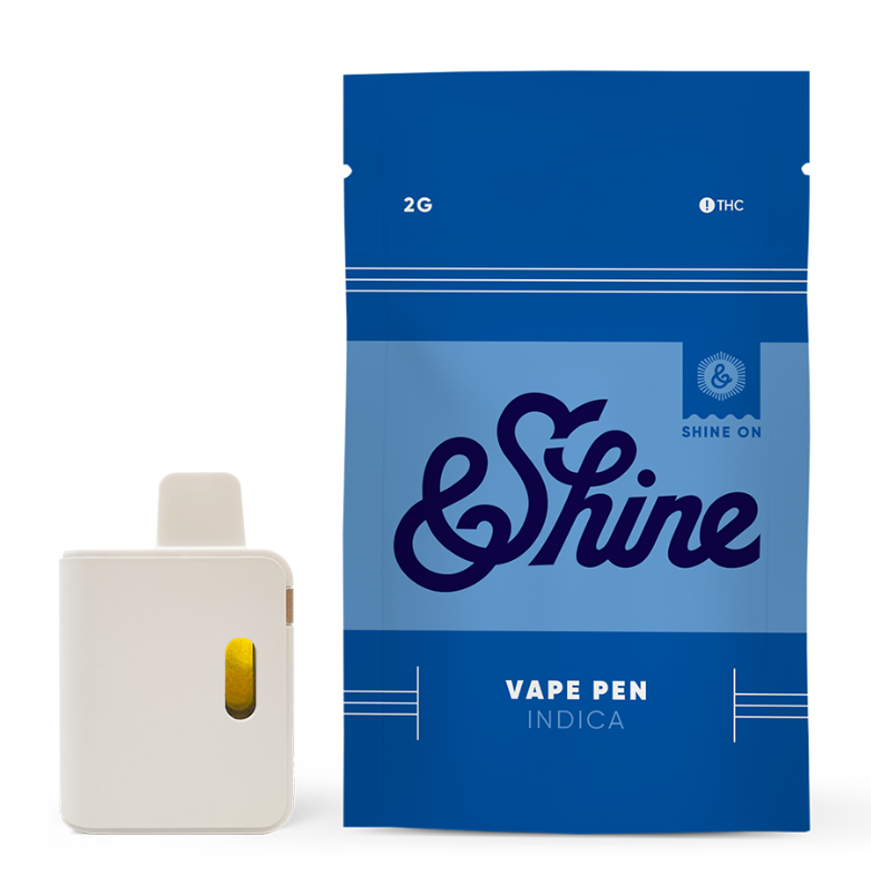 Photograph of product: &Shine | Strawberry Shortcake | Vape Cart | Disposable 2g