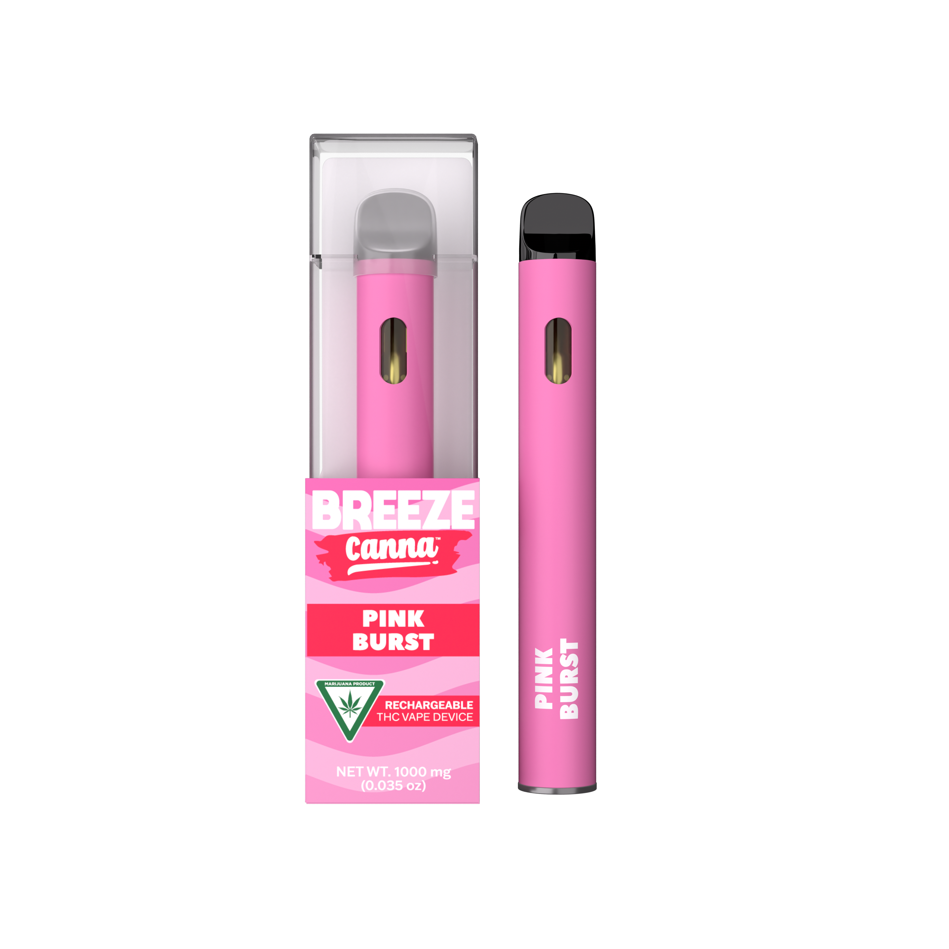 Photograph of product: BREEZE | Disposable Vape | Pink Burst | 1g