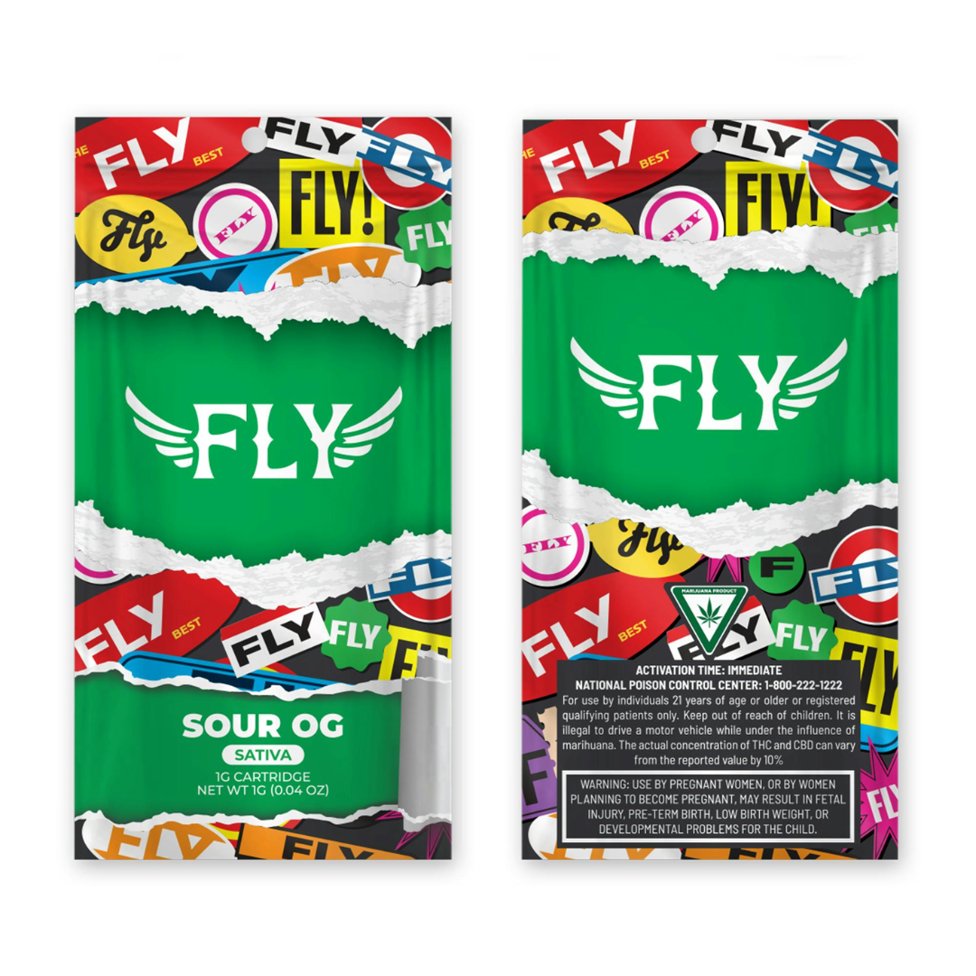 Photograph of product: Fly - 1g 510 Cart - Sour OG