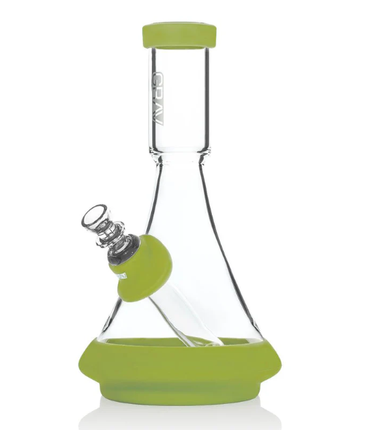 Photograph of product: Accessories - Grav - Deco Beaker w/ Silicone Accents - Avocado Green