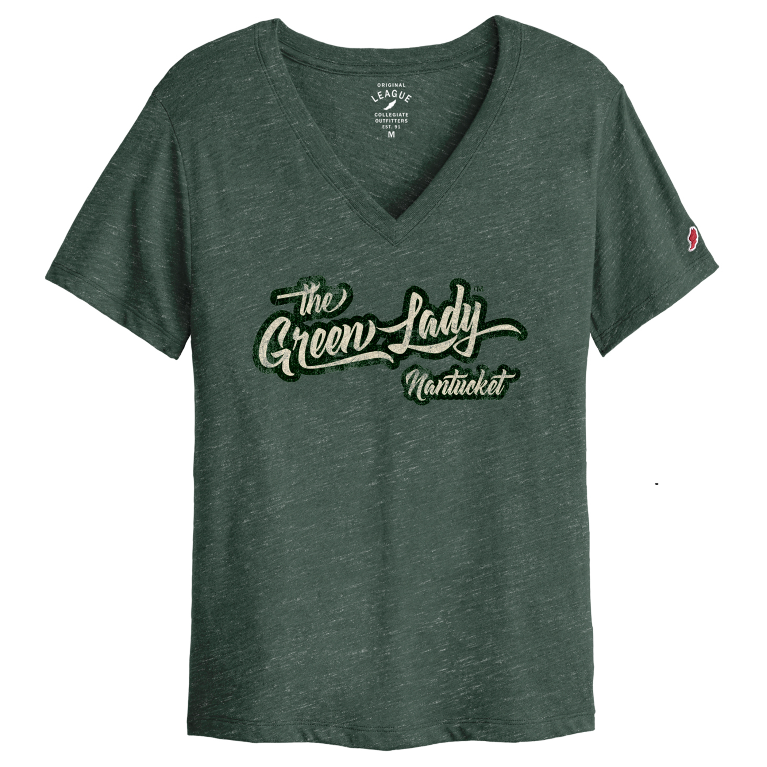 Photograph of product: Green Lady Nantucket V-Neck - Hunter Green (S)