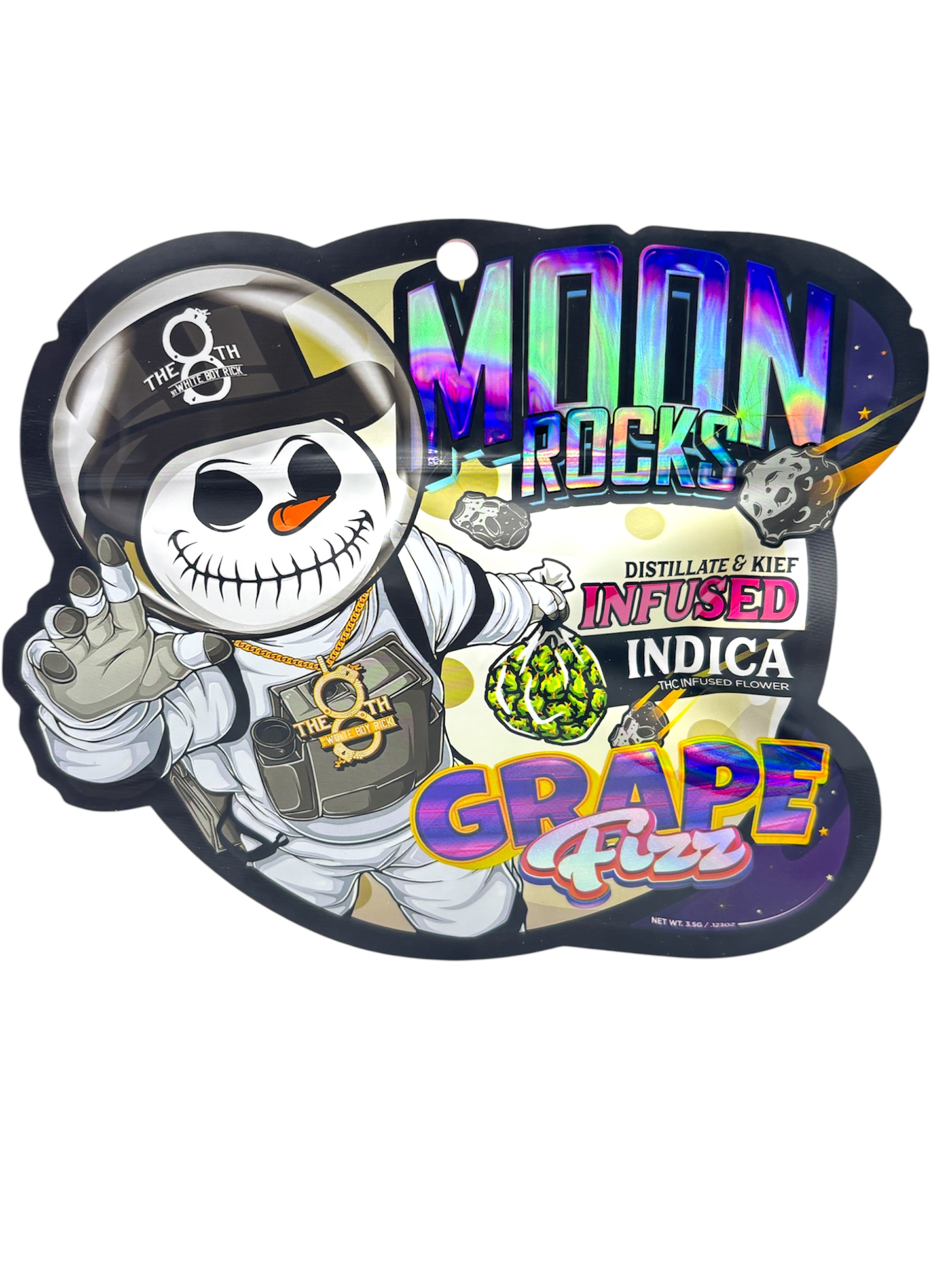 Photograph of Product: The 8th by White Boy Rick Grape Fizz Moon Rocks Prepack Rec - 3.5g