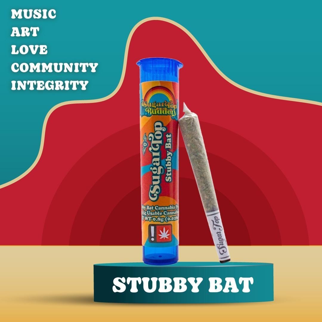 Photograph of product: SugarTop > Stubby Bats > Pre Roll 0.5g > Truffle Puff
